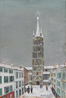 Maurice Utrillo - Eglise Saint-Michel, Limoges (Haute-Vienne)
