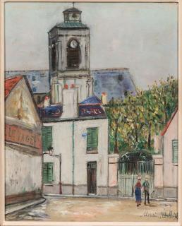 Maurice Utrillo - Eglise Sainte Marguerite à Paris