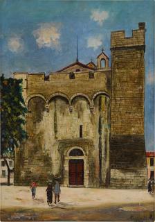 Maurice Utrillo - Église, Saintes-Maries-de-la-mer (Bouches-du-Rhône)