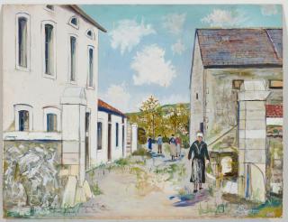 Maurice Utrillo - Ferme-Laiterie de la Voie-Dieu, Bourganeuf (Creuse)