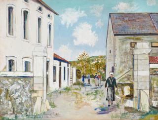 Maurice Utrillo - Ferme-Laiterie de la Voie-Dieu, Bourganeuf (Creuse)