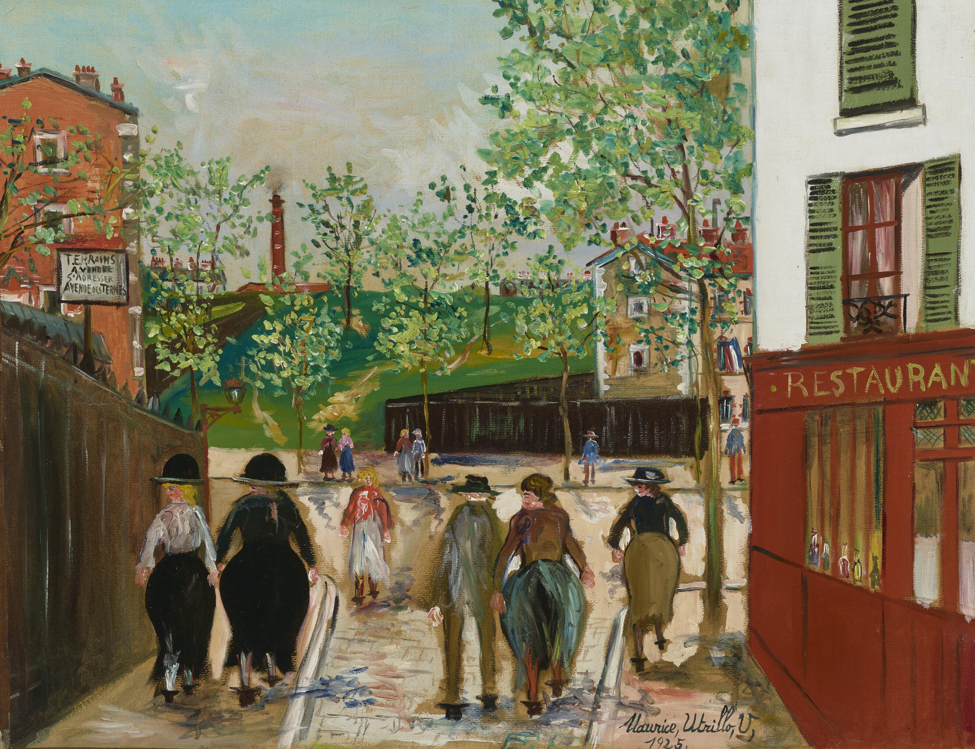 Maurice Utrillo - Fortifications au nord de Paris