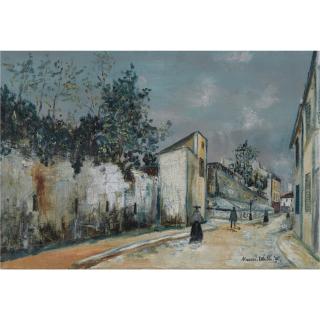 Maurice Utrillo - French Rue De Village