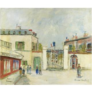 Maurice Utrillo - La Caserne À Compiègne, Oise