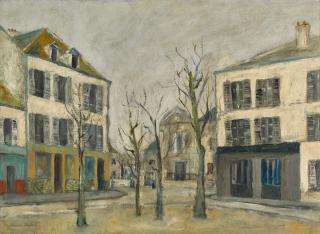 Maurice Utrillo - La Place du Tertre à Montmartre