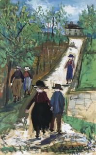 Maurice Utrillo - La Route Montante