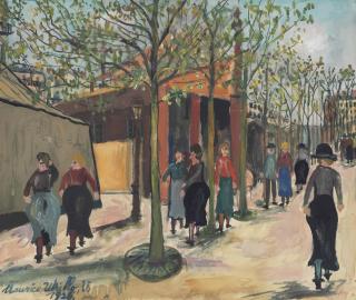 Maurice Utrillo - La Rue