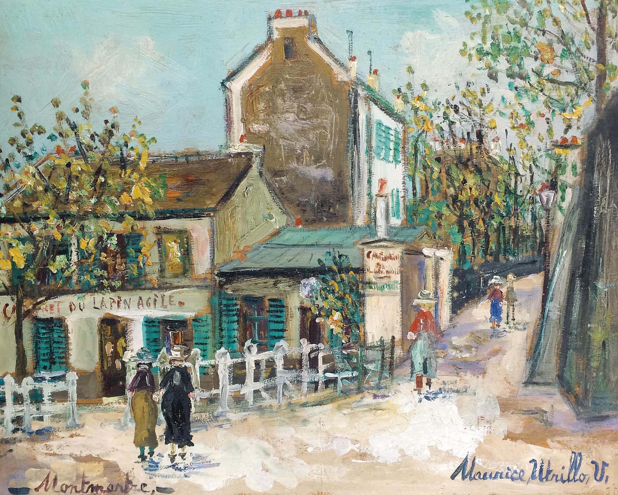 Maurice Utrillo - Lapin Agile, Rue Saint-Vincent, Montmartre