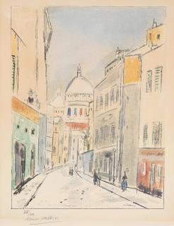Maurice Utrillo - Le Dome Du Sacre Coeur