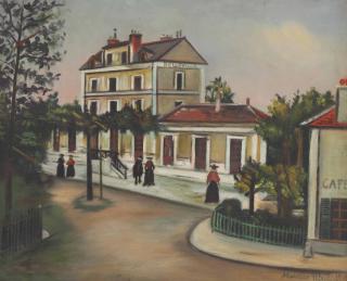 Maurice Utrillo - Le Gare De Belleville-Sur-Saône (Rhône)