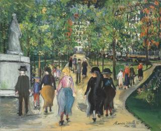 Maurice Utrillo - Le Jardin du Luxembourg