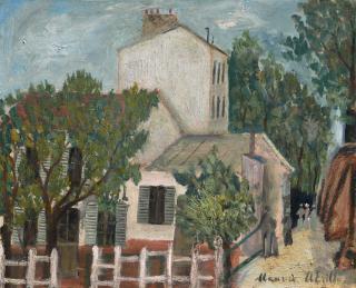 Maurice Utrillo - Le Lapin Agile à Montmartre