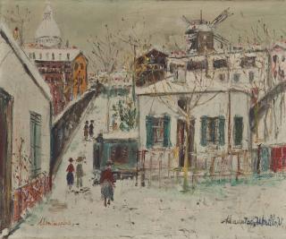 Maurice Utrillo - Le maquis à Montmartre