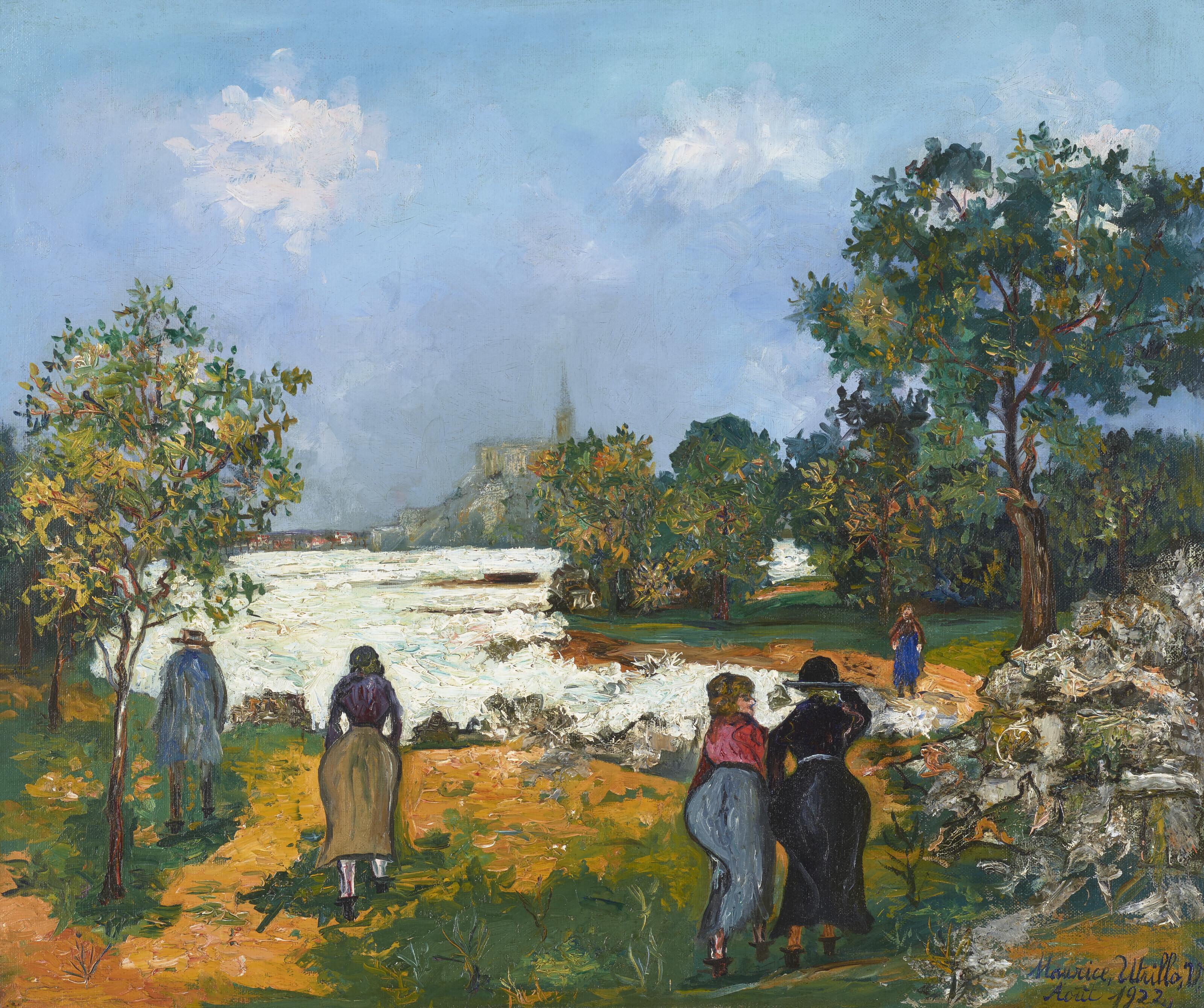 Maurice Utrillo - Le Mont Saint-Michel