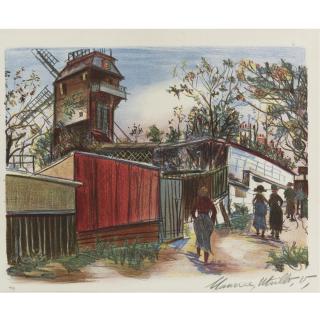 Maurice Utrillo - Le Moulin De La Galette (Fabris 3)