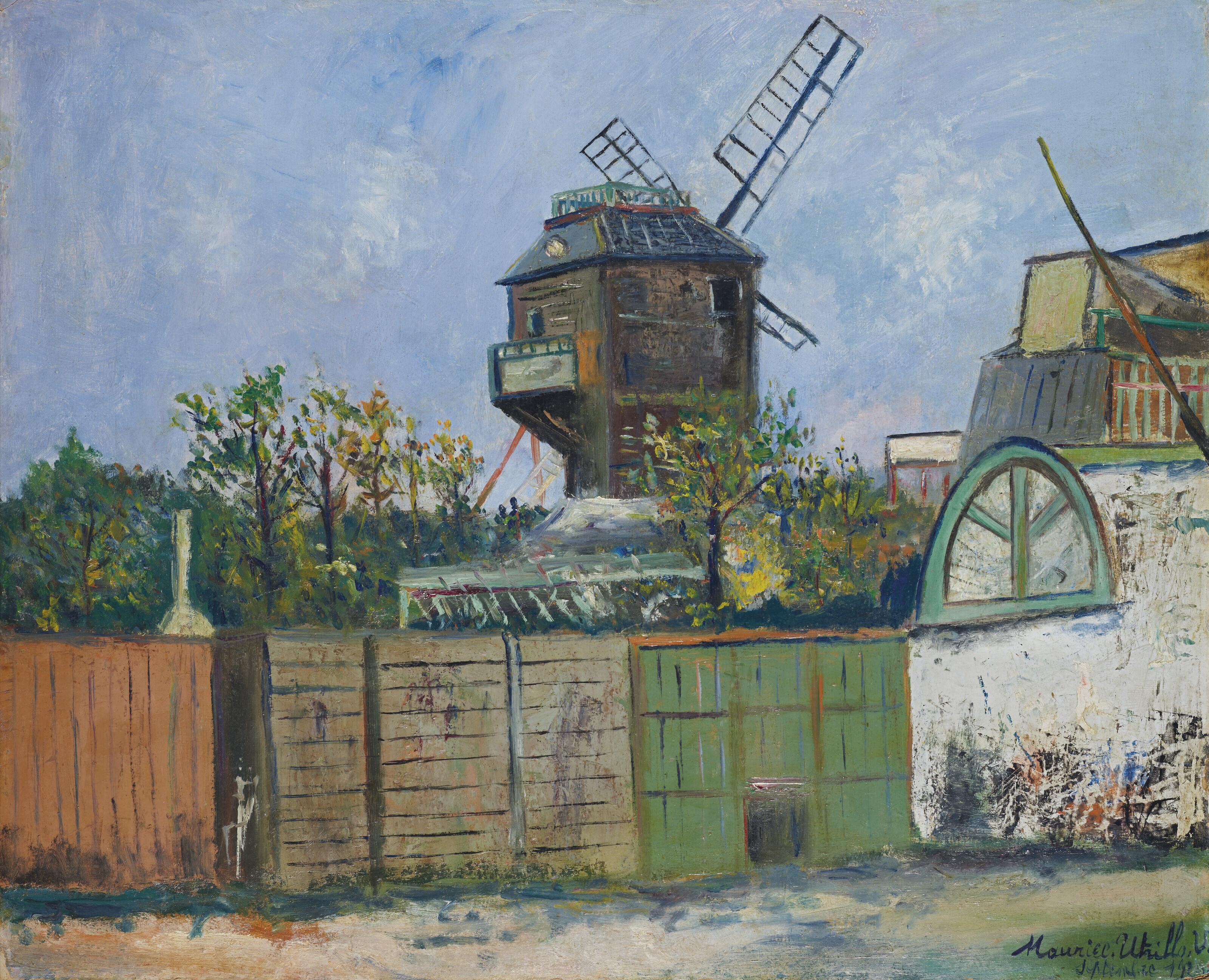 Maurice Utrillo - Le Moulin de la Galette