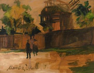 Maurice Utrillo - Le Moulin De La Galette