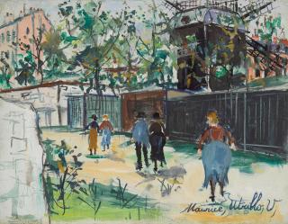 Maurice Utrillo - Le Moulin de la Galette