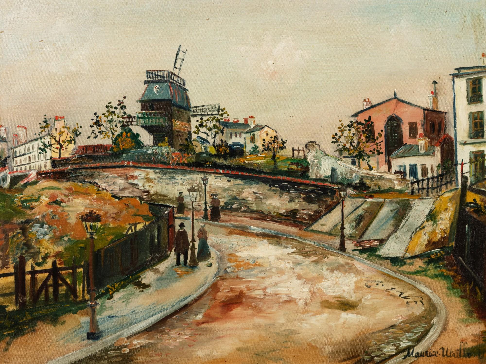 Maurice Utrillo - Le Moulin de la Galette