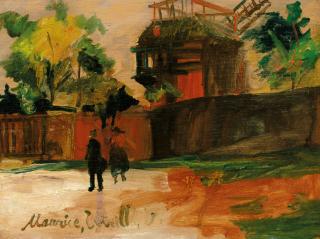 Maurice Utrillo - Le moulin de la galette