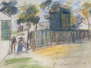 Maurice Utrillo - Le Moulin De La Galette