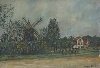 Maurice Utrillo - Le moulin du bois de Boulogne