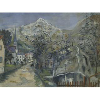 Maurice Utrillo - L\'Église De Bristen, Canton D\'Uri