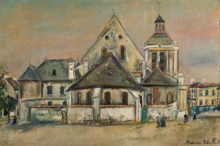 Maurice Utrillo - L\'Église De Pontoise (Val-D\'Oise)