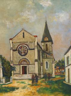 Maurice Utrillo - L\'Église En Province