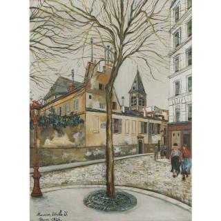 Maurice Utrillo - L\'Église Saint-Médard À Paris