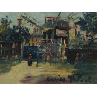 Maurice Utrillo - Montmartre, Le Moulin De La Galette