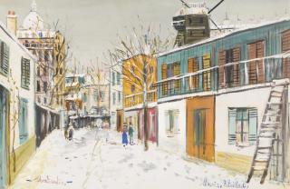 Maurice Utrillo - Montmartre Sous La Neige