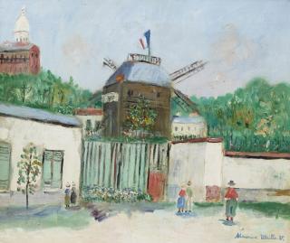 Maurice Utrillo - Moulin de la Galette, Montmartre
