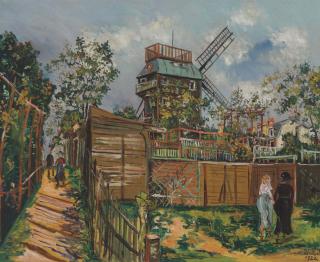 Maurice Utrillo - Moulin De La Galette, Montmartre