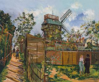 Maurice Utrillo - Moulin De La Galette, Montmartre