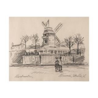 Maurice Utrillo - Moulin de la galette