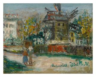 Maurice Utrillo - Moulin De La Galette
