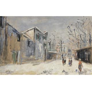 Maurice Utrillo - Neige À Montmartre