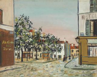 Maurice Utrillo - Place du Tertre à Montmartre