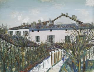 Maurice Utrillo - Presbytère Jean Bienheureux Curé D\'Ars (Ain), Saint-Jean-Baptiste Marie Vianney