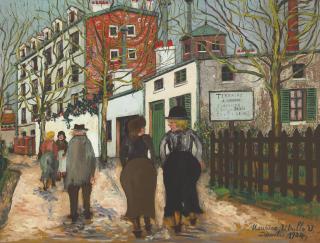 Maurice Utrillo - Rue à Ivry