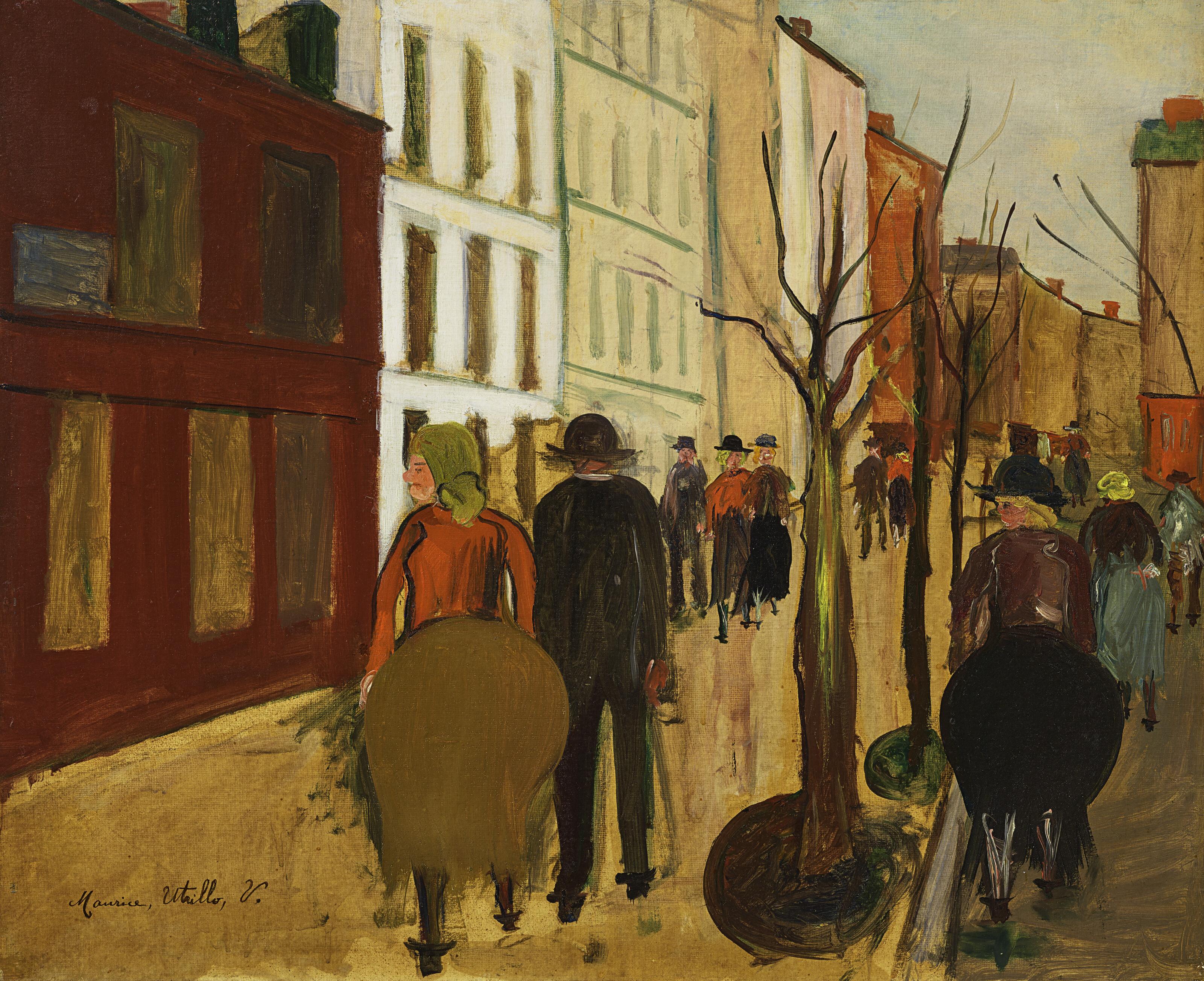 Maurice Utrillo - Rue à Montmartre