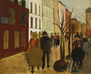 Maurice Utrillo - Rue à Montmartre
