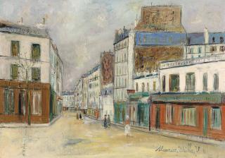 Maurice Utrillo - Rue d\'Auteuil