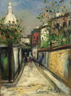 Maurice Utrillo - Rue De Montmartre