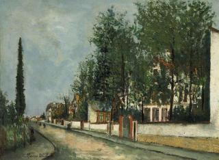 Maurice Utrillo - Rue d\'Eaubonne à Sannois