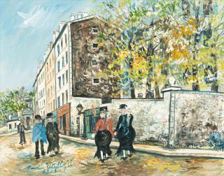Maurice Utrillo - Rue d’Orchampt, Montmartre