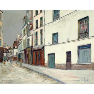Maurice Utrillo - Rue Du Mont-Cenis À Montmartre