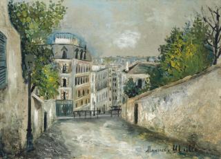 Maurice Utrillo - Rue Du Mont-Cenis À Montmartre