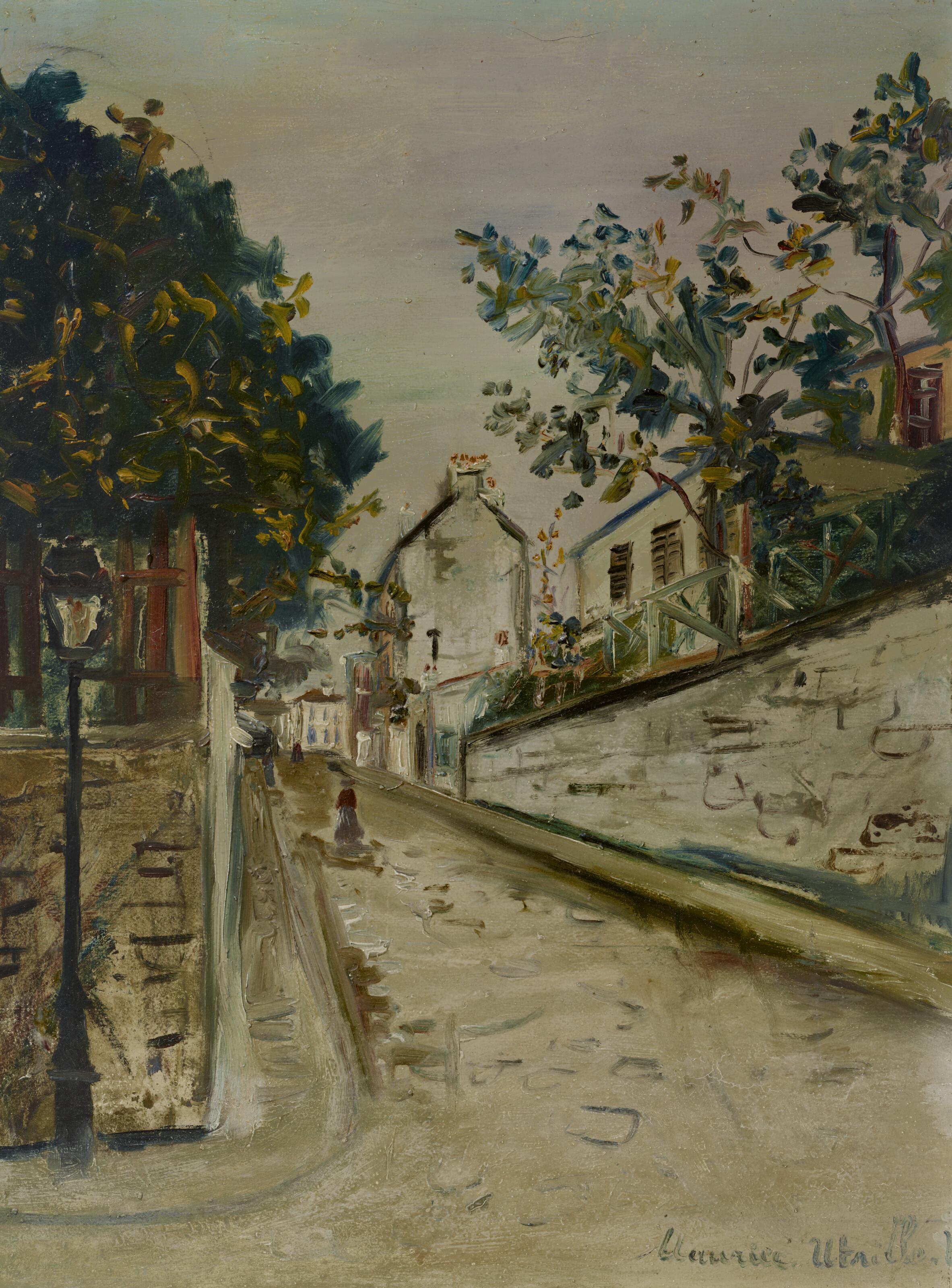 Maurice Utrillo - Rue Norvins à Montmartre